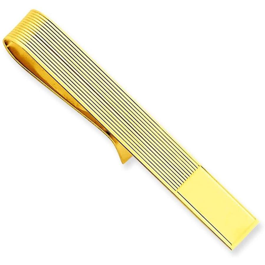 【おまけ付】 海外輸入 TreasureHunter14K Yellow Gold Engravable Tie Bar Mens Jewelry New C ligerliger.com ligerliger.com