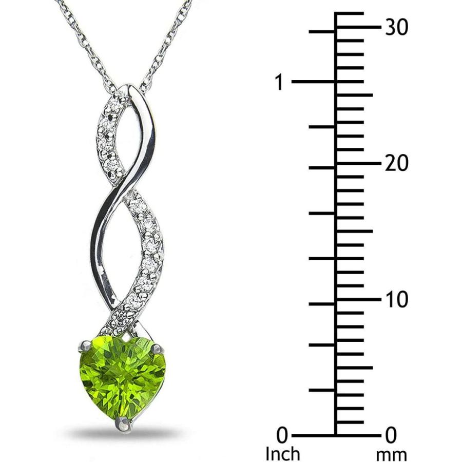 安い売り The Diamond Deal Simulated Green Green メンズアクセサリー Simulated Peridot Diamond Gemstone August Birthst