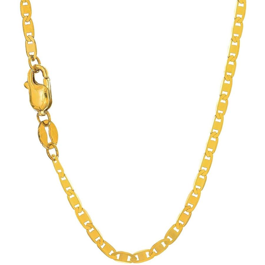 【日本未発売】 JewelStop 14k Lobster Necklace, Chain Mariner mm 1.7 Gold Yellow Solid その他レディースアクセサリー