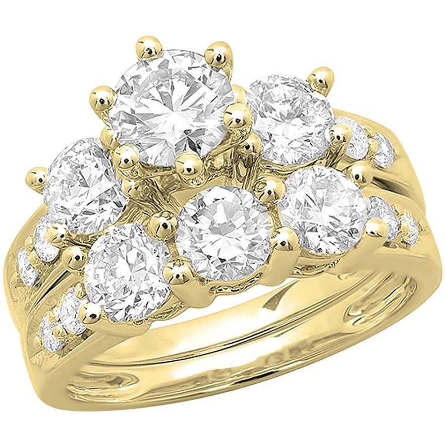 Dazzlingrock Collection 3.10 Carat (ctw) 14K Gold Round Diamond Ladies｜treasure-hunter｜03
