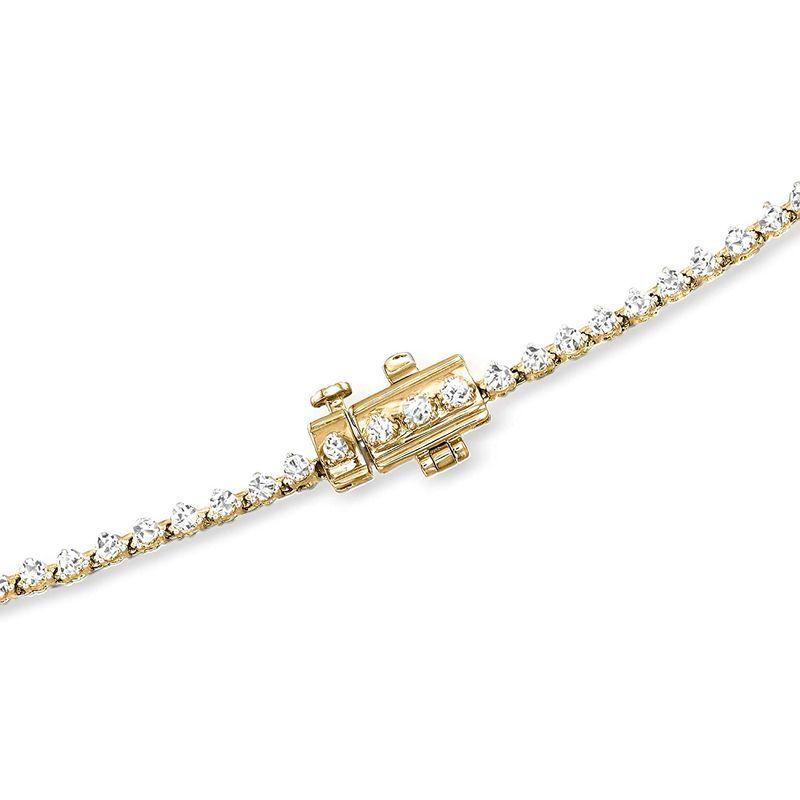 Ross-Simons 5.50 ct. t.w. Diamond Tennis Necklace in 14kt Yellow Gold.｜treasure-hunter｜04