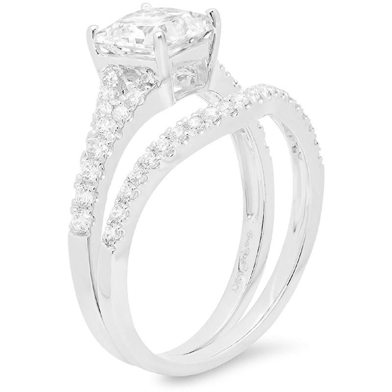 安くて可愛い人気 Clara Pucci 2 01 Ct Princess Cut Cz Pave Halo Bridal Engagement Weddin ソウルイーターノット Pt Kobby Co Ke