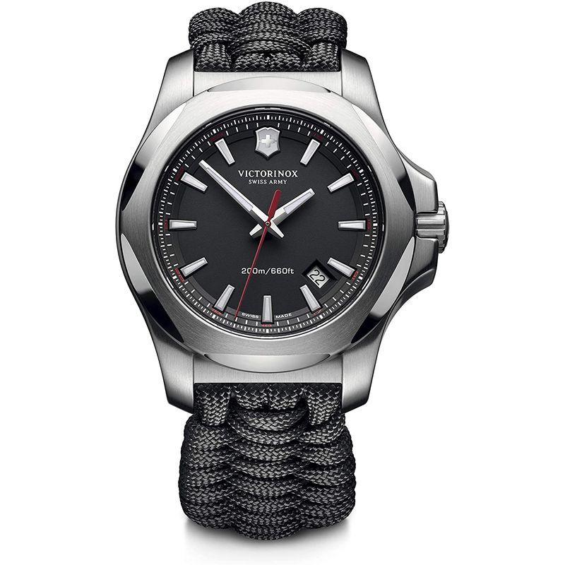 公式の  Dial Grey I.N.O.X Victorinox Swiss 241726 Watch Mens Quartz 腕時計
