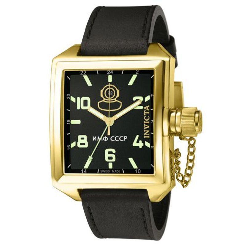 2021人気の Invicta Men's Gold-Plated 18k Diver Russian Collection Signature 7191 腕時計