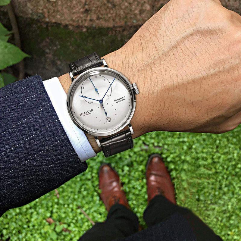 値段が激安 Watch Mechanical Men's Watch Bauhaus FEICE Analog Automatic Waterproof 腕時計