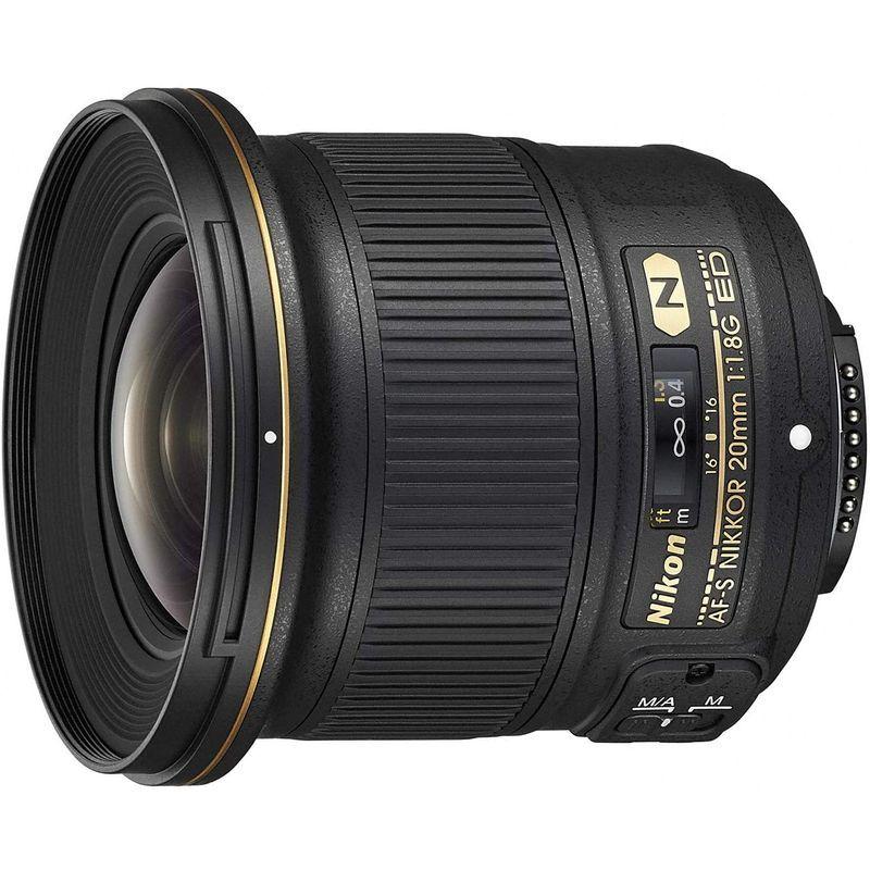 手数料安い Nikon Single G(Japan 1.8 AFS20 ED f/1.8G mm 20 NIKKOR af-s Lens Focus ビデオカメラ用レンズ