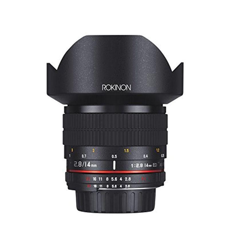 【超特価sale開催】 Lens Wide Ultra F2.8 14mm FE14M-C Rokinon for (Black) Canon ビデオカメラ用レンズ