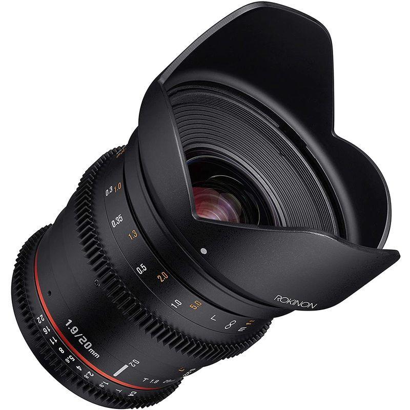 【値下げ】 Rokinon EF Canon for Lens Cine Angle Wide UMC ED AS DS Cine T1.9 20mm ビデオカメラ用レンズ