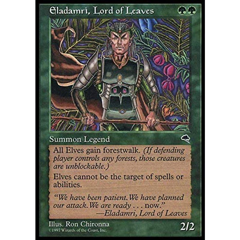 【30％OFF】 Magic Tempest - Leaves of Lord Eladamri, - Gathering The トレーディングカード