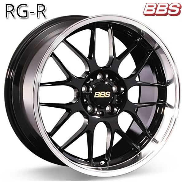 BBS RG-R 【RG804】 18インチ 7.5J 5H100 +45 ブラックダイヤカット(BKD) アルミホイール単品 1本 4本以上送料無料