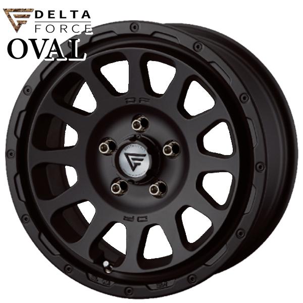 DELTA FORCE（デルタフォース） デリカD5等 オーバル マットブラック