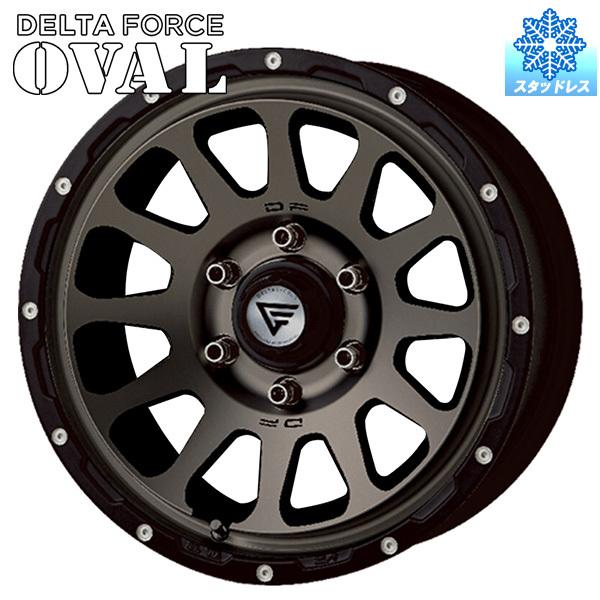 ブリザック - 215/65R16in ブリヂストン VRX3 6H139.7 スタッドレスタイヤホイール4本仕掛ける デルタフォース オーバル MS 自動車-タイヤ、ホイール-冬タイヤ、ホイールセット