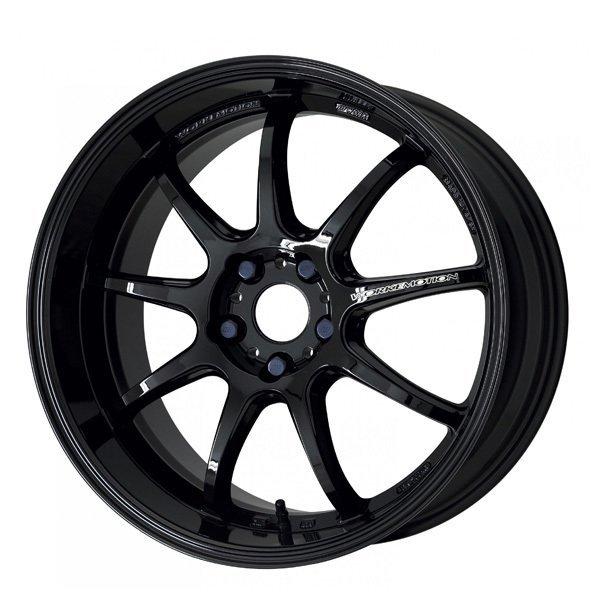 WORKエモーション D9R ブラック 18インチ 8.5J 5H100 +47 アルミホイール単品 4本セット 送料無料