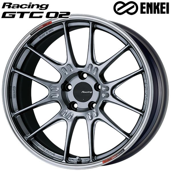 19インチ 9.5 2本 シルバー/ブラック ホイール ENKEI（エンケイ） レーシング GTC02 19インチ 9.5J 5H120 +27