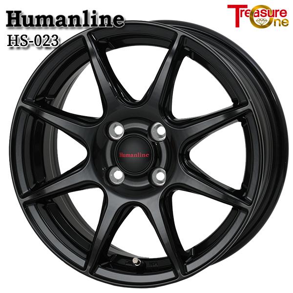 トレジャーワンカンパニー 14インチ 5.5J 4H100 +43 ヒューマンライン