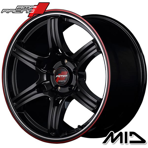 2月11日最大16倍 サマータイヤ ホイール4本セット 225/45R18インチ 5H114 MID RMP RACING R60 BK ウィンラン R330