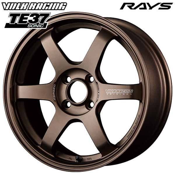 RAYS レイズ ボルクレーシング TE37 SONIC 15インチ 6.5J 4H100 +36 BR 