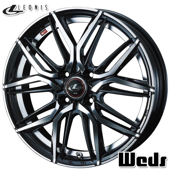 アクア等 Weds LEONIS ウェッズ レオニス LM 15インチ 5.5J 4H100 +43 PBMC アルミホイール単品 1本 4本以上送料無料