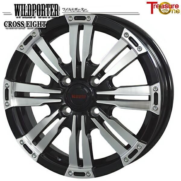 サマータイヤ ホイール4本セット 165/65R14インチ 4H100 トレジャーワン ワイルドポーター クロスエイト BP マッドスター ラジアルM/T ホワイトレター