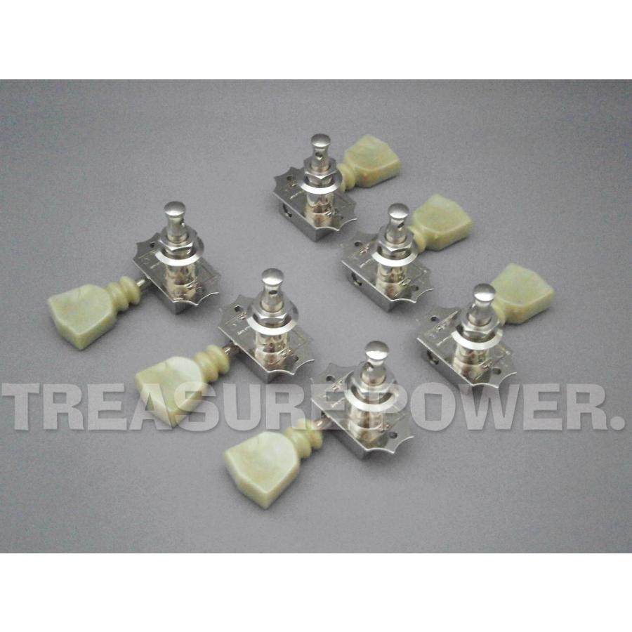 ST-6K/Nickel/L3+R3 シャーラー ギター ペグ 3:3配列 ST-6K/Nickel/L3+R3 シャーラー ギター ペグ 3:3配列