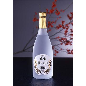 季節限定　大七　雪しぼり・本醸造生原酒　720ｍｌ  チルド便（送料変わります）瓶詰月2017.12.｜treasureisland｜02