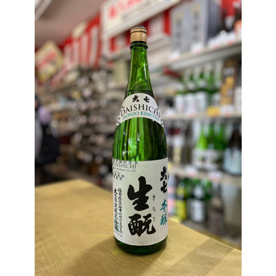 大七本醸生もと 箱無し 大七酒造 1.8L 【瓶詰月2025.12