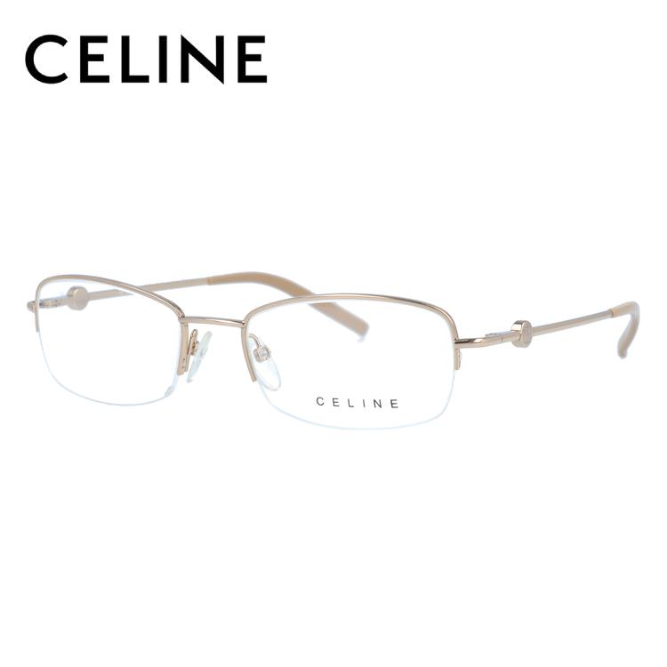メガネ フレーム セリーヌ Celine Pcメガネ ブルーライトカット 老眼鏡 伊達 ブランド おしゃれ めがね Vc1300 51 0300 ハーフリム 開店記念セール