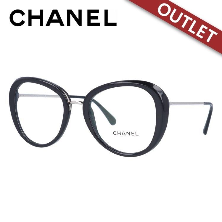 訳あり アウトレット メガネ フレーム シャネル CHANEL メガネ PC 老眼鏡 伊達 ブランド CH3380 C501 52｜treasureland