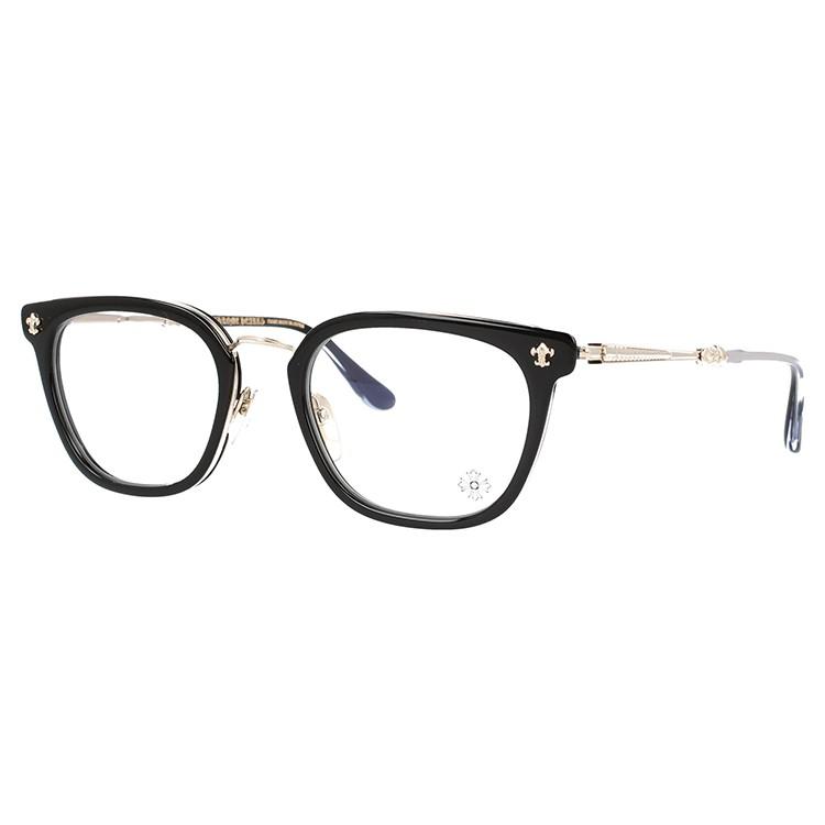 新春SALE！ メガネ フレーム クロムハーツ CHROME HEARTS PCメガネ ブルーライトカット 老眼鏡 伊達 ブランド めがね STRAPADICTOME BK GP 51 プレゼント ギフト 【TMF3019368449】(110400円)