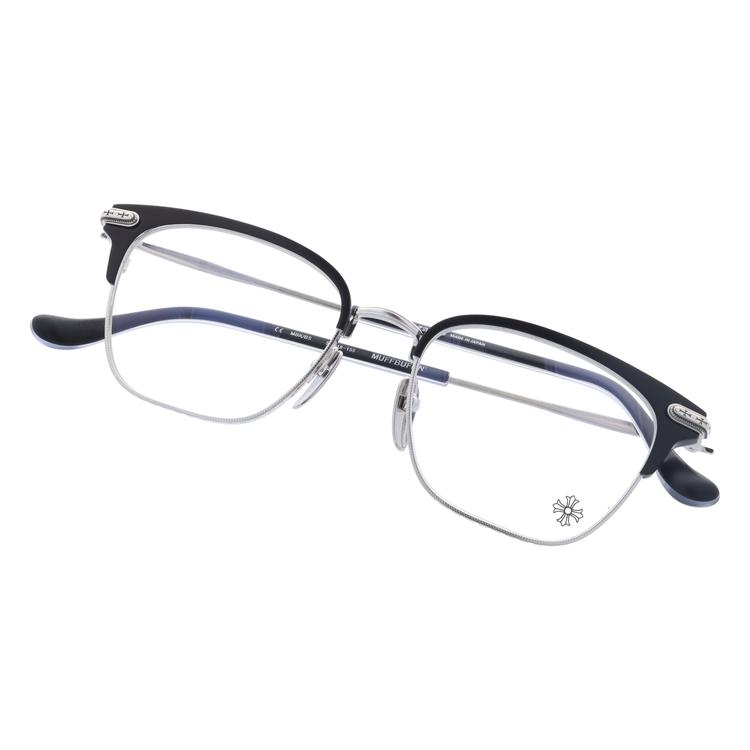 《送料込》 メガネ フレーム クロムハーツ CHROME HEARTS PCメガネ ブルーライトカット 老眼鏡 伊達 ブランド めがね MUFFBUFFIN MBK BS 53 プレゼント ギフト 【QGW3128762541】(114400円)