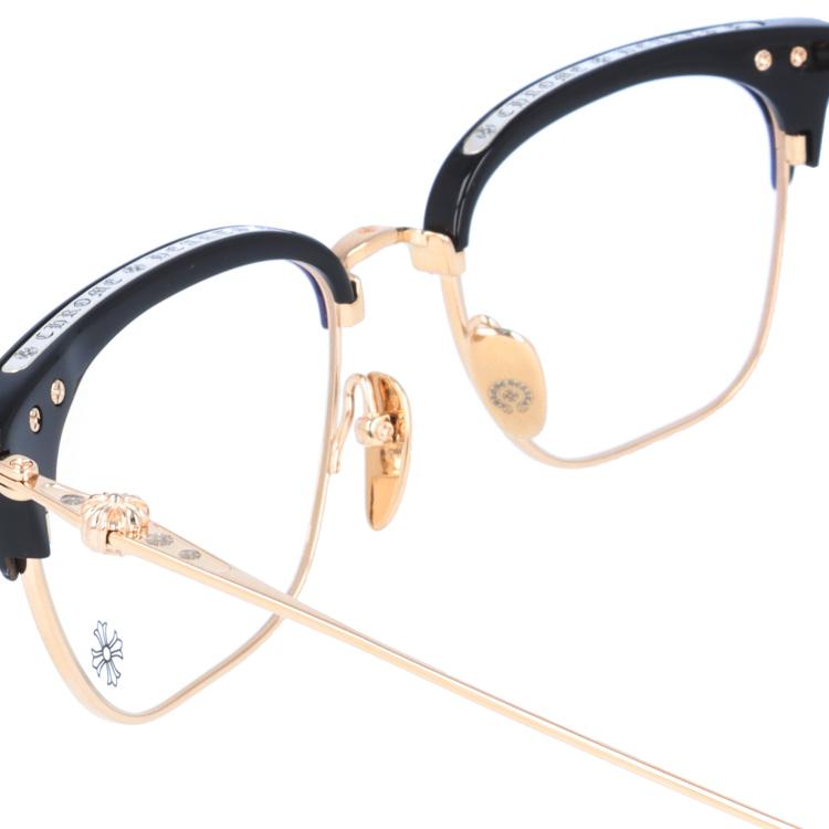 【アウトレット品】 メガネ フレーム クロムハーツ CHROME HEARTS PCメガネ ブルーライトカット 老眼鏡 伊達 ブランド めがね SLUNTRADICTION BK GP 54 海外正規品 プレゼント 【OCQ3130947719】(114480円)