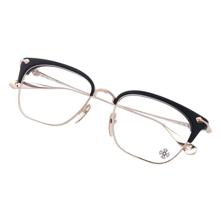 【アウトレット品】 メガネ フレーム クロムハーツ CHROME HEARTS PCメガネ ブルーライトカット 老眼鏡 伊達 ブランド めがね SLUNTRADICTION BK GP 54 海外正規品 プレゼント 【OCQ3130947719】(114480円)