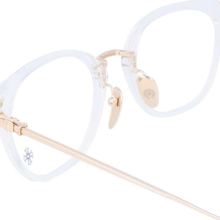 期間セール ！ メガネ フレーム クロムハーツ CHROME HEARTS PC 老眼鏡 伊達 ブランド めがね SHAGASS 51 CRYS/GP Crystal/Gold Plated 51 プレゼント ギフト ラッピング無料 【MYK2239906535】(81900円)