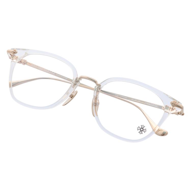 期間セール ！ メガネ フレーム クロムハーツ CHROME HEARTS PC 老眼鏡 伊達 ブランド めがね SHAGASS 51 CRYS/GP Crystal/Gold Plated 51 プレゼント ギフト ラッピング無料 【MYK2239906535】(81900円)
