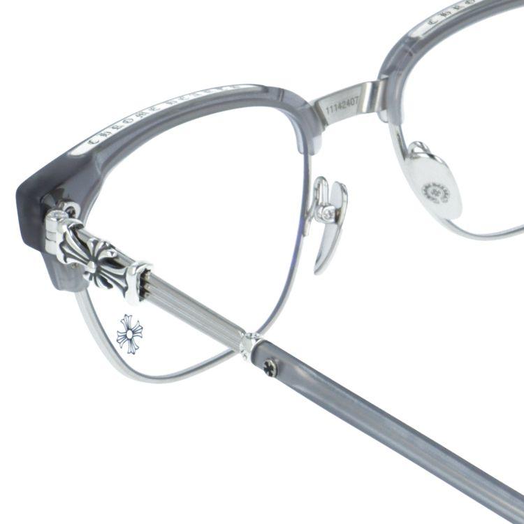 「クロムハーツ好き必見 装飾シルバー伊達メガネ CHROME HEARTS（クロムハーツ） メガネフレーム 伊達メガネ CHROME