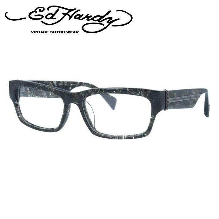 Ed Hardy（エド・ハーディー） メガネ フレーム フレーム PCメガネ