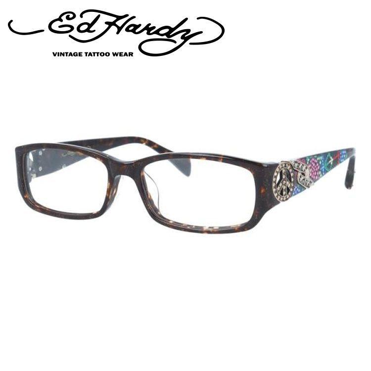 直売大セール 訳あり メガネ フレーム ブランド フレーム おしゃれ Pcメガネ ブルーライトカット 老眼鏡 伊達 ブラウン ブランド おしゃれ めがね エドハーディー Edhardy Ehoa019 2 Brown Horn Edhd01 トレジャーランド 買い価格