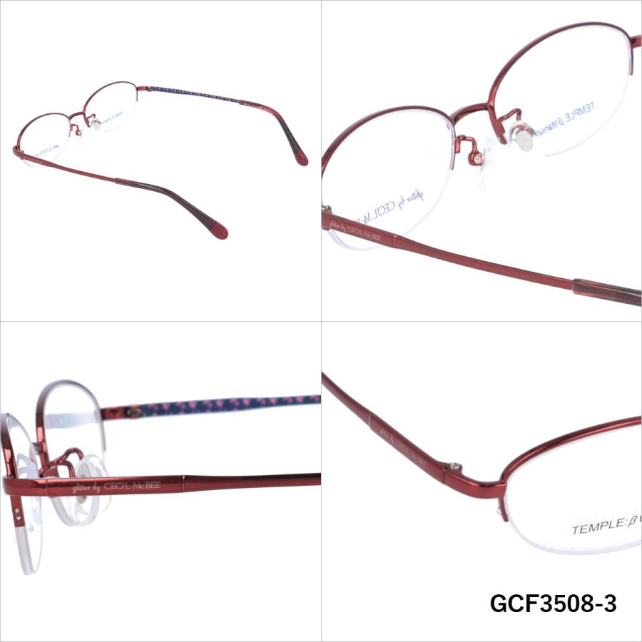 CECIL McBEE（セシルマクビー） メガネ フレーム ハーフリム