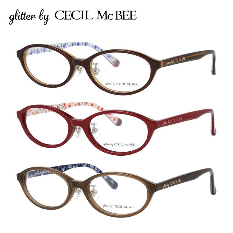CECIL McBEE（セシルマクビー） メガネ フレーム グリッターバイセシル