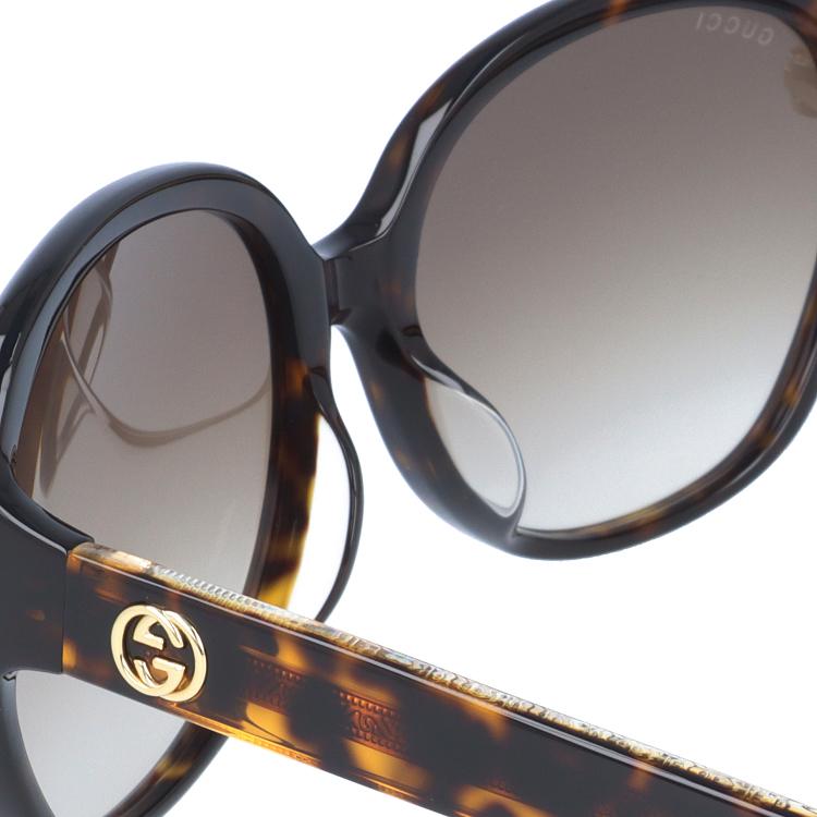 グッチ サングラス GG0080SK インターロッキング　黒　ブラック　度なし GUCCI（グッチ） 美品 レディース サングラス インターロッキングG