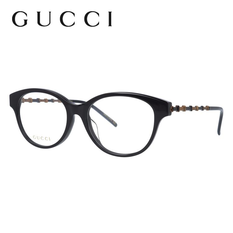 メガネ フレーム グッチ gucci PCメガネ ブルーライトカット 老眼鏡 伊達 ブランド おしゃれ めがね GG0658OA 001 53 メタル バンブー プレゼント ギフト