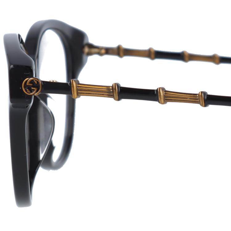 メガネ フレーム グッチ gucci PCメガネ ブルーライトカット 老眼鏡 伊達 ブランド おしゃれ めがね GG0658OA 001 53 メタル バンブー プレゼント ギフト_9