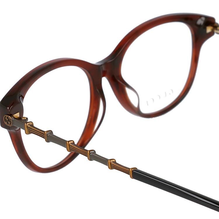 メガネ フレーム グッチ gucci PCメガネ ブルーライトカット 老眼鏡 伊達 ブランド おしゃれ めがね GG0658OA 002 53 メタル バンブー プレゼント ギフト_8