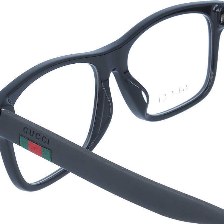 信頼 メガネ フレーム グッチ gucci PCメガネ ブルーライトカット 老眼鏡 伊達 ブランド おしゃれ めがね GG0176OA 001 56 イタリア製 シェリーライン プレゼント