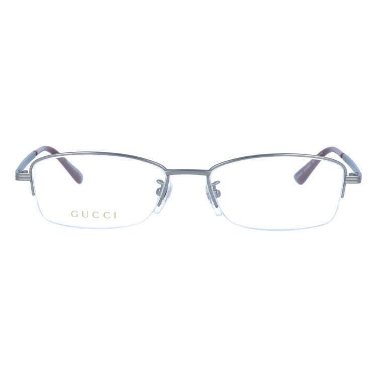 美品グッチハーフリム メガネ 度あり パープル系 GUCCI（グッチ） メガネ フレーム ハーフリム gucci PCメガネ ブルー