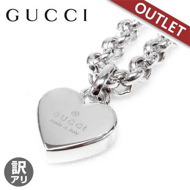 訳あり gucci グッチ ネックレス ハート シルバー ジュエリー アクセサリー 356225 J8400 0702 YBB356225001）