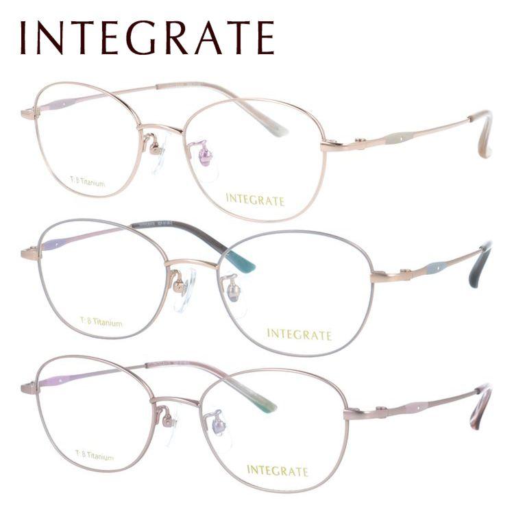 インテグレート メガネフレーム 伊達メガネ アジアンフィット 調整可能ノーズパッド INTEGRATE IGF 8148 49 全3カラー オーバル ユニセックス メンズ レディース インテグレート メガネフレーム 伊達メガネ アジアンフィット 調整可能