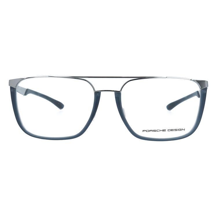 ポルシェデザイン メガネフレーム PCメガネ 老眼鏡 伊達メガネ PORSCHE DESIGN P8388 C 57 ウェリントン ダブルブリッジ メンズ レディース 国内正規品