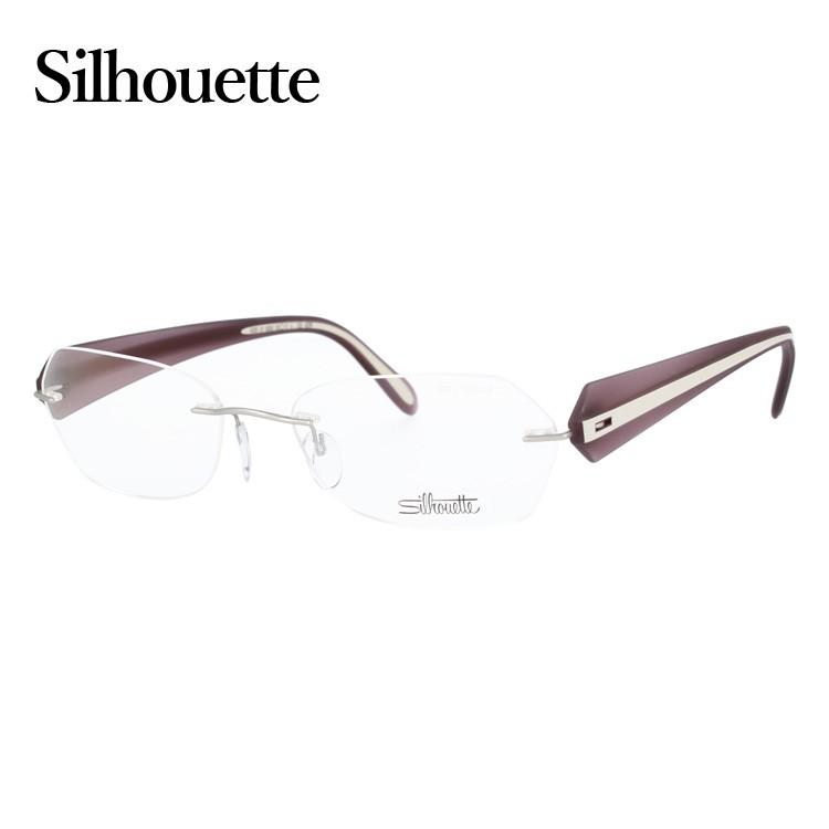 メガネ フレーム シルエット Silhouette PCメガネ ブルーライトカット 老眼鏡 伊達 ブランド おしゃれ 4200/01 6050 53 リムレス フレームレス ツーポイント