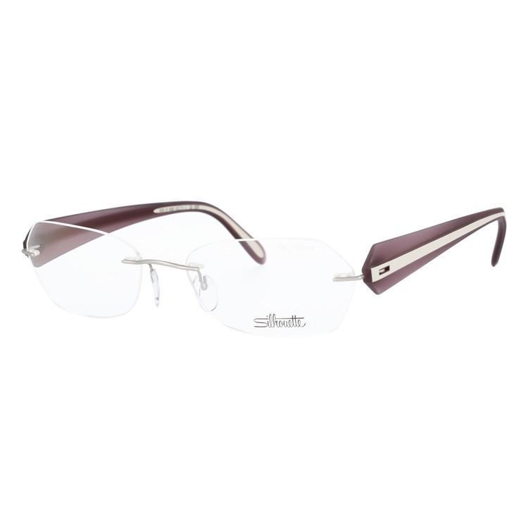 メガネ フレーム シルエット Silhouette PCメガネ ブルーライトカット 老眼鏡 伊達 ブランド おしゃれ 4200/01 6050 53 リムレス フレームレス ツーポイント